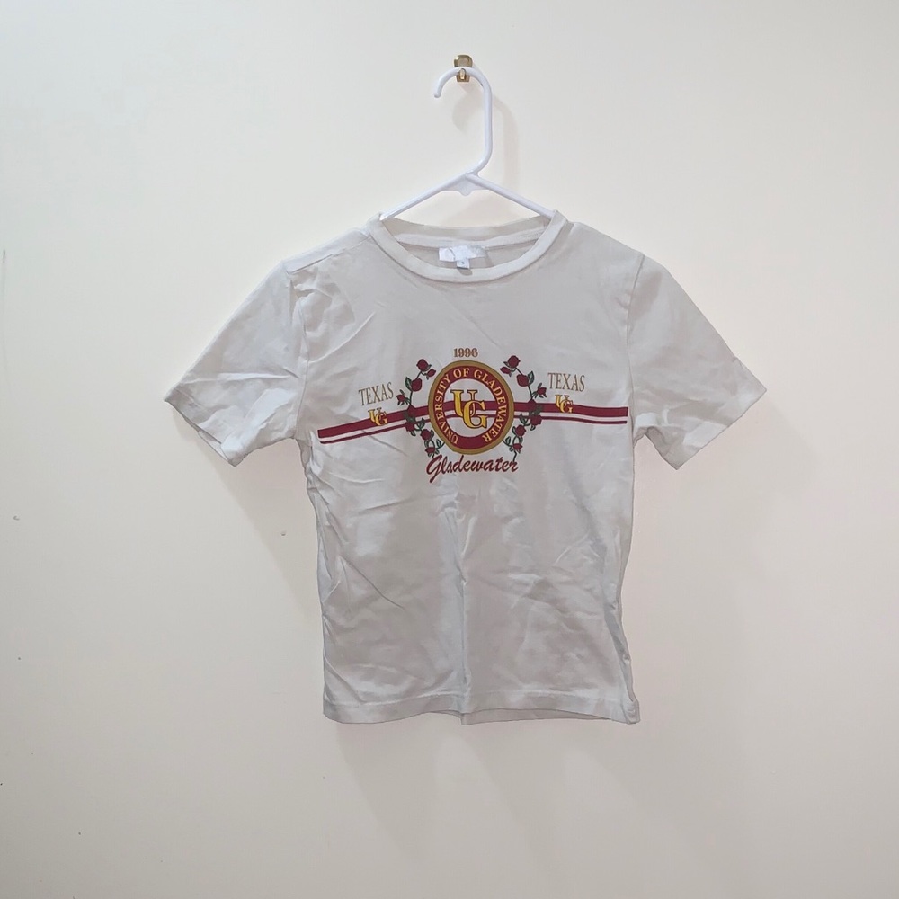 Urban Outfitters Rose University Cream T-shirt